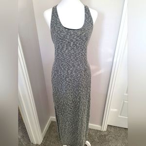 Banana Republic maxi dress in black and white